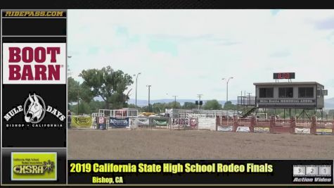 2019 NHSRA California State Finals | June 13 | Reined Cow Horse Second Go | RidePass PRO