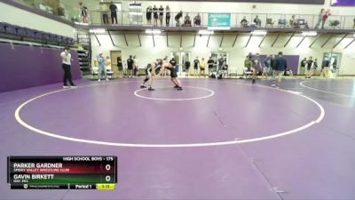 175 lbs Round 1 - Parker Gardner, Smoky Valley Wrestling Club vs Gavin Birkett, Ray-Pec