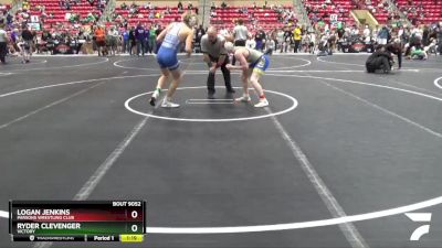 140 lbs Cons. Round 5 - Ryder Clevenger, Victory vs Logan Jenkins, Parsons Wrestling Club