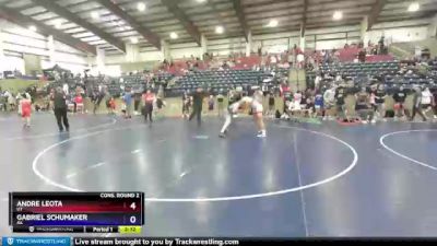 195 lbs Cons. Round 2 - Andre Leota, UT vs Gabriel Schumaker, AK