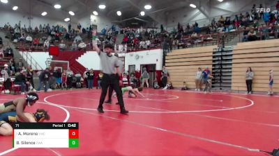 71 lbs 3rd Place Match - Allanzo Moreno, Yorktown Wrestling Club vs Bennett Silence, Contenders Wrestling Academy