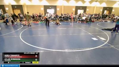 67 lbs 1st Place Match - Aisea Tabakece, Sublime Wrestling Academy vs Kyler Robinson, Shootbox