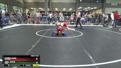 125 lbs Cons. Round 2 - Asher Haag, Ellis Kids vs Reid Joyce, Maize