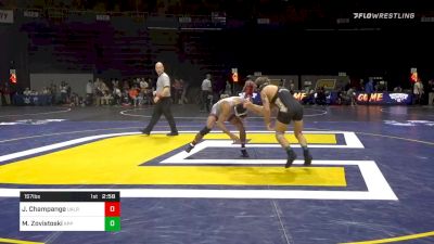 157 lbs Prelims - Jose Champange, Ark-Little Rock vs Matt Zovistoski, Appalachian State