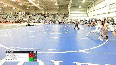 119 lbs Rr Rnd 3 - Matthew Lanneaux, Forge Perry vs Taso Kiprislis, Grit Mat Club Red