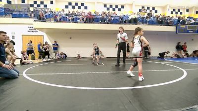 48 lbs Rr Rnd 2 - Emma Campbell, Claremore Wrestling Club vs Brinley Carter, Bartlesville Wrestling Club