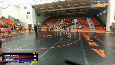 78-79 lbs Round 1 - Tobyn Jordan, Powell Wrestling Club vs Case Davis, Powell Wrestling Club