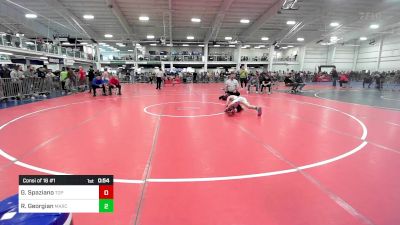 112 lbs Consi Of 16 #1 - Gianni Spaziano, Top Flight Wr Ac vs Reese Georgian, MarcAurele WC