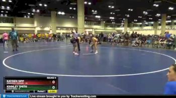 132 lbs Round 6 (10 Team) - Kinnley Smith, Queen Bees vs Kayden Sipp, Nebraska Tsunami
