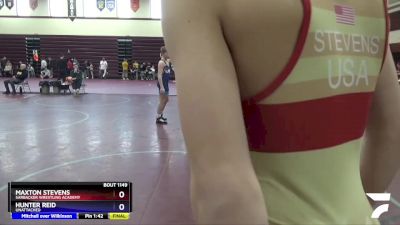 16U-3 lbs Round 3 - Maxton Stevens, Sarbacker Wrestling Academy vs Hunter Reid, Unattached