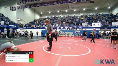 90 lbs Final - Hagen Hamilton, Cushing vs Troy Butler, Weatherford Youth Wrestling