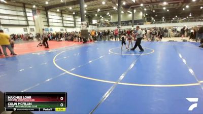 61 lbs 5th Place Match - Colin Mcfillin, Great Neck Wrestling Club vs Maximus Lohr, Mat Rats Wrestling Club