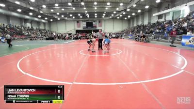 172 lbs Round 1 (3 Team) - Noah Corwin, Wantagh Sr High vs Liam Levantovich, Horseheads Sr HS