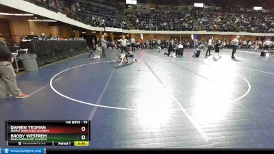 75 lbs Cons. Round 3 - Brody Westrem, Moen Wrestling Academy vs Damien Yeoman, Sebolt Wrestling Academy