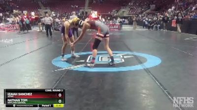 4A 152 lbs Cons. Round 2 - Nathan Tom, Kirtland Central vs Izaiah Sanchez, Aztec