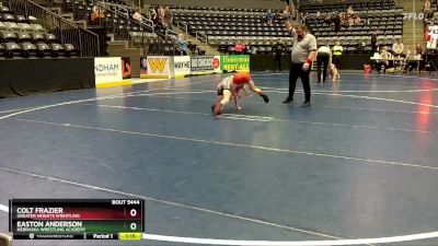 80 lbs Cons. Round 6 - Colt Frazier, Greater Heights Wrestling vs Easton Anderson, Nebraska Wrestling Academy