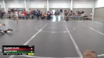 76 lbs Semis (4 Team) - Dillinger Collins, VA Elite vs Braxton Smith, MJWL