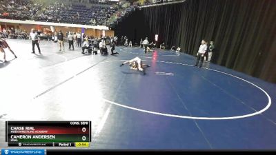 140 lbs Cons. Semi - Chase Rial, Moen Wrestling Academy vs Cameron Andersen, Iowa