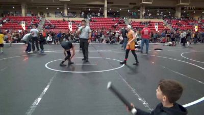 105 lbs Cons. Round 5 - Makai Smalley, Open Mats Wrestling Club vs Deacon Finn, The Best Wrestler