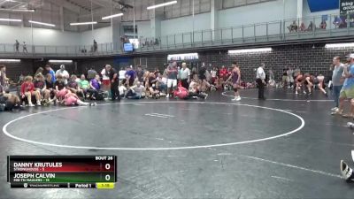 132 lbs Semis & 3rd Wb (16 Team) - Joseph Calvin, Mid TN Maulers vs Danny Krutules, StrongHouse