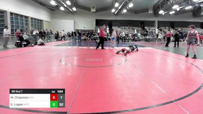 141 lbs Rr Rnd 7 - Miles Chapman, Refinery Wrestling Youth vs Gabe Logan, M2TC Red