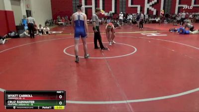 150 lbs Semis & Wb (16 Team) - Wyatt Carroll, Thompson HS vs Cruz Rainwater, Mortimer Jordan HS