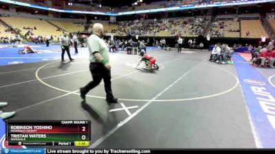 113 Class 3 lbs Champ. Round 1 - Robinson Yoshino, McDonald County vs Tristan Waters, Smithville