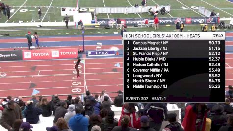 High School Girls' 4x100m Relay Event 307, Prelims 2