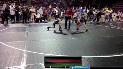 81 lbs Semifinal - Lealani Valdez, Pomona Elite (PWCC) vs Sarah Koppes, Bear Cave Wrestling Club