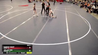 72 lbs Quarterfinals (8 Team) - Harvey Root, NRHEG vs Nolan Vos, Waconia