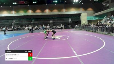 126 lbs Round Of 64 - Wyatt Sandoval, Vacaville vs Andre Green, Churchill County