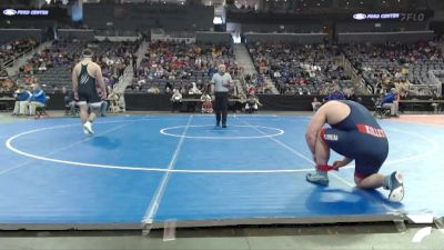 285 lbs Quarterfinal - Leighton Jones, Brownsburg vs Hunter Kolley, Heritage Hills