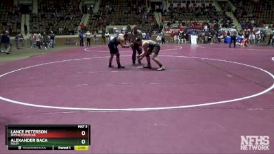 220 lbs Quarterfinal - Lance Peterson, Smiths Station Hs vs Alexander Baca, Foley