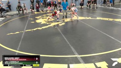 92 lbs Round 2 - Benjamin Grey, Avalanche Wrestling Association vs Levi Connolly, Interior Grappling Academy