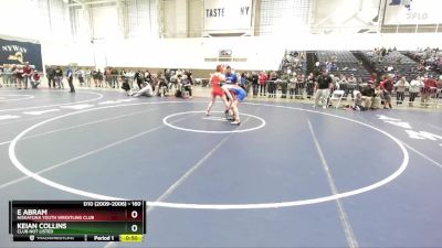 160 lbs Cons. Round 4 - E Abram, Niskayuna Youth Wrestling Club vs Keian Collins, Club Not Listed