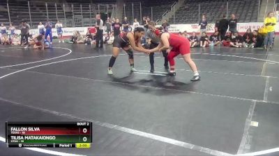 W 200 lbs Round 1 (4 Team) - Fallon Silva, Texas vs Tilisa Matakaiongo, Utah