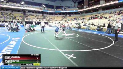 100 Class 2 lbs Cons. Round 1 - Anna Valleroy, Mehlville vs Taylor Reiter, Timberland