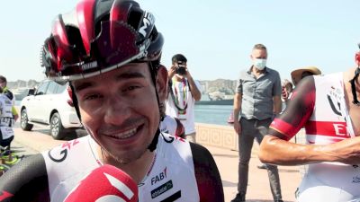 UAE Celebrates After Chaotic Tour Of Oman Final Stage