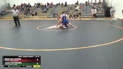 JV-5 lbs Round 5 - Marco Teel, Prairie, Cedar Rapids vs Kade Kleinmeyer, Clear Creek-Amana