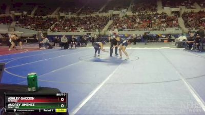 114 lbs Semifinal - Audrey Jimenez, Sunnyside vs Ashley Gaccion, Pinnacle