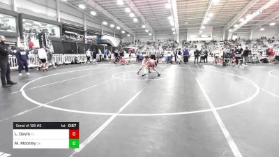 106 lbs Consi Of 128 #2 - Liam Davis, FL vs Max Mooney, VA