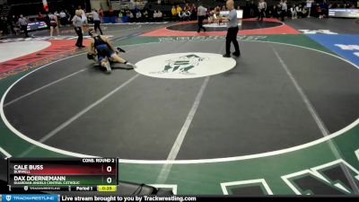 Cons. Round 2 - Cale Buss, Burwell vs Dax Doernemann, Guardian Angels Central Catholic