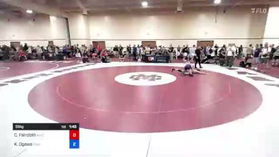 55 kg Cons 32 #1 - Cole Faircloth, Aniciete Training Club vs Kekoa Ogawa, Central Catholic Wrestling Club