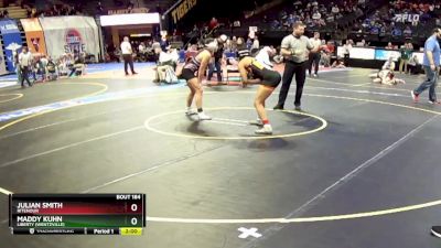 140 Class 2 lbs Champ. Round 1 - Julian Smith, Ritenour vs Maddy Kuhn, Liberty (Wentzville)