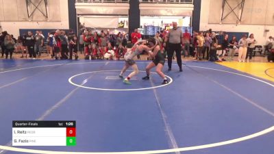 117 lbs Quarterfinal - Iris Reitz, Redbank Valley vs Gabrielle Fazio, Pine-Richland