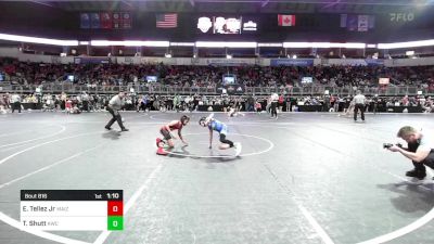 78 lbs Quarterfinal - Enrique Tellez Jr, Maize vs Tucker Shutt, Kraken