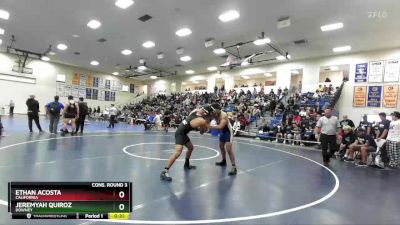 175 lbs Cons. Round 3 - Ethan Acosta, California vs Jeremyah Quiroz, Downey