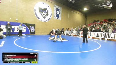 285 lbs Champ. Round 3 - Adam Rosas, South High vs Berkan Ranjbari Saisan, El Camino Real Charter