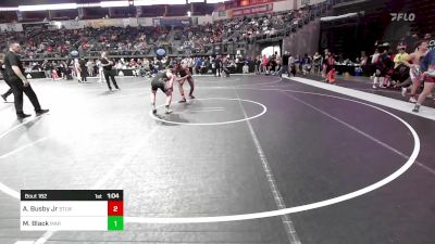 165 lbs Semifinal - Anthony Busby Jr, Stl Warriors vs Markos Black, Marceline Kids Wrestling