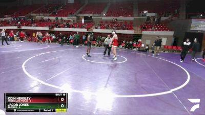 285 lbs Quarters & 1st Wb (16 Team) - Odin Hensley, Austin Lake Travis vs Jacob Jones, Prosper